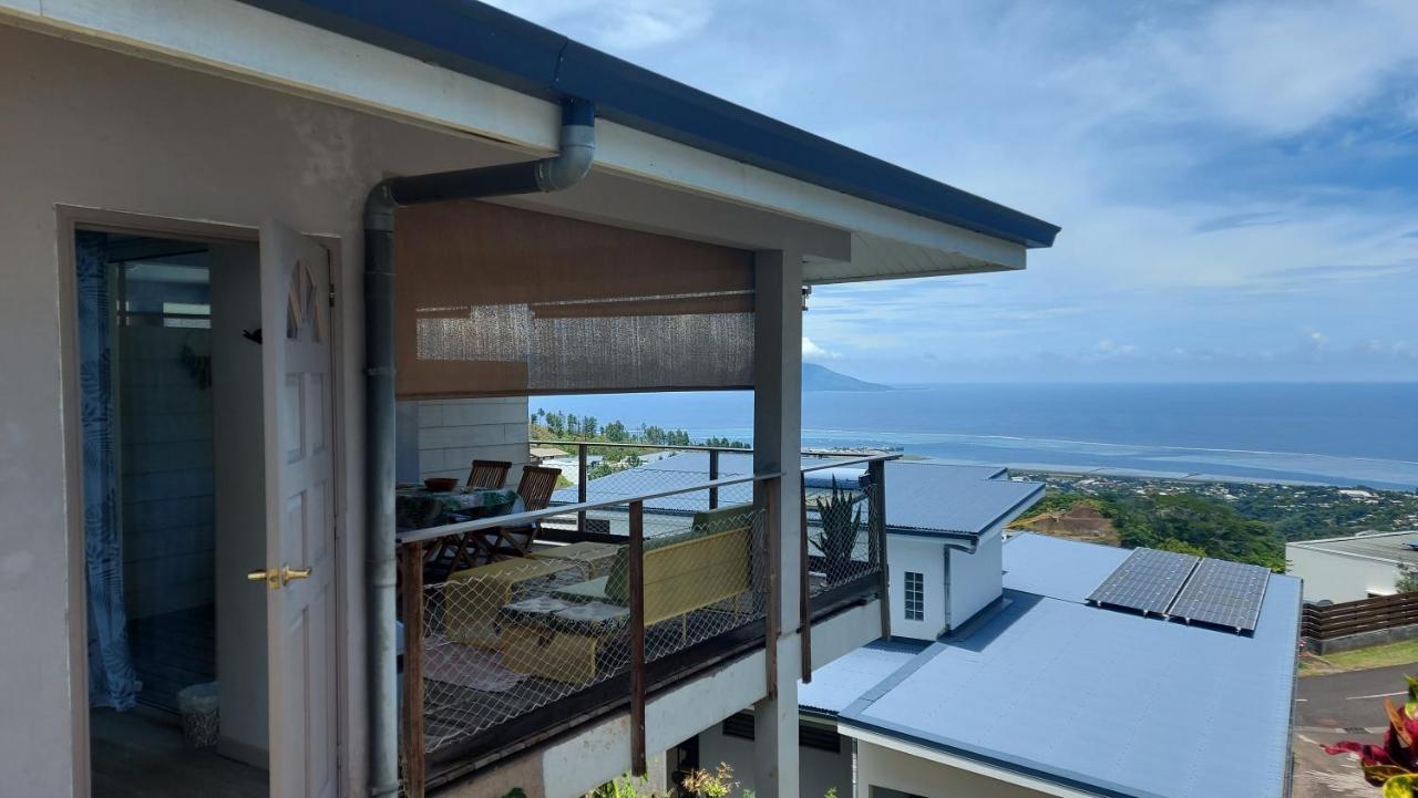 Studio Vaimiti Pour 2 Personnes Vue Mer Et Moorea Apartment Faaa Exterior photo